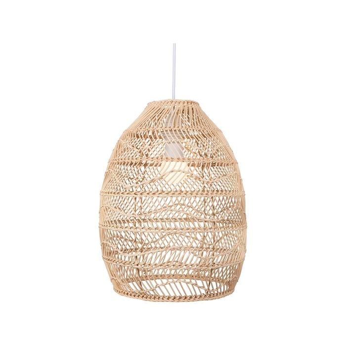 Brilliant 32cm Large Anji DIY Rattan Pendant Light