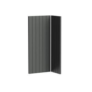 Kaboodle 800x900mm Grey Fig V-Groove Corner Base Cabinet Doors