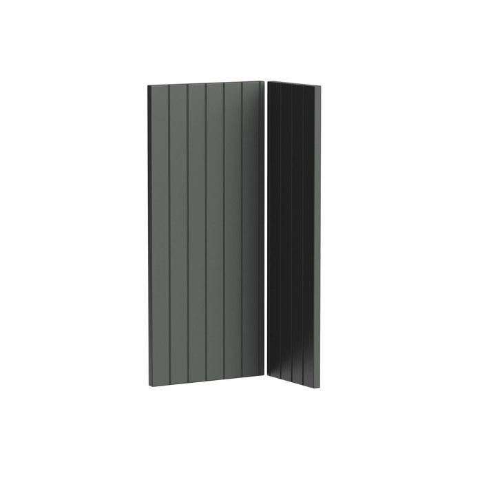 Kaboodle 800x900mm Grey Fig V-Groove Corner Base Cabinet Doors