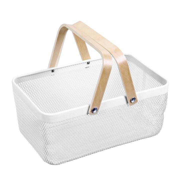 Boxsweden 40cm White Mesh Storage Basket