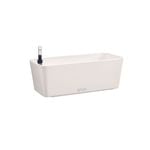 Moda 28cm White Self Watering Plastic Trough Pot