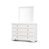 Celosia Dresser Mirror 8 Chest of Drawers Bedroom Timber Storage Cabinet - White