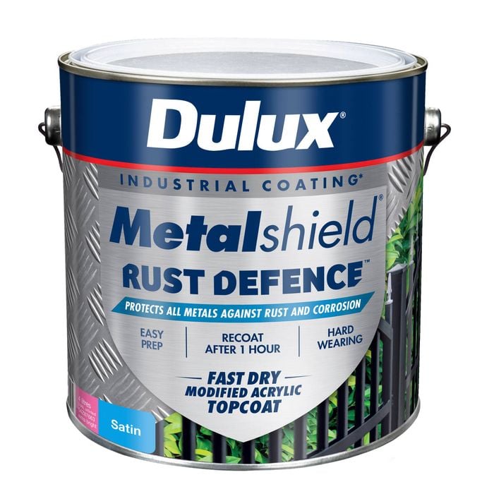 Dulux 4L Extra Bright Satin Metalshield Rust Defence