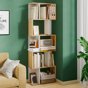Ufurniture 5 Tiers Versatile Arched Bookshelf Bookcase