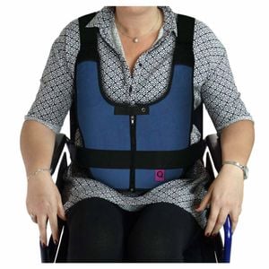 Comfortable Wheelchair Safety Belt with Padded Vest Support - Adjustable - Medium - Ubio
