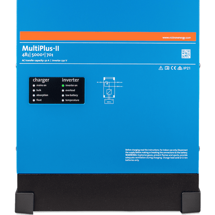 Victron 48V 5000VA MultiPlus-II 48/5000/70-50 Inverter/Charger