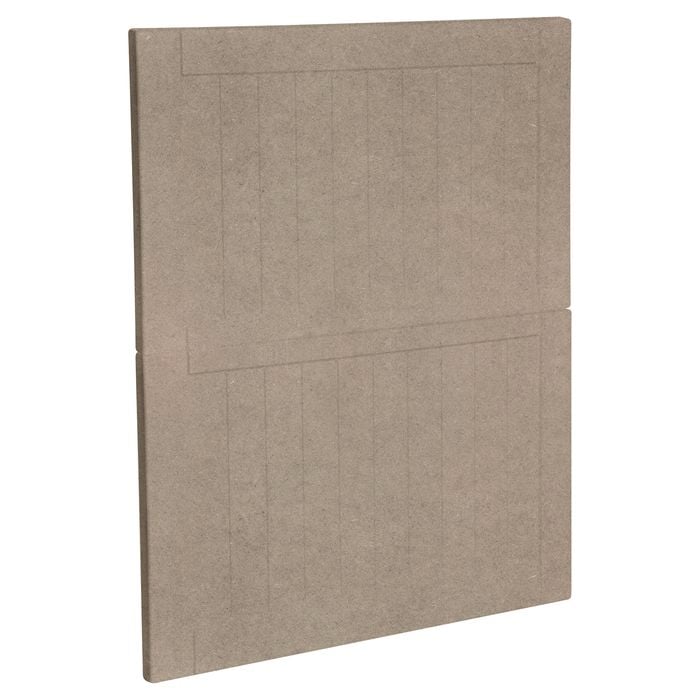 Kaboodle 600mm Raw Board Country 2 Drawer Panels