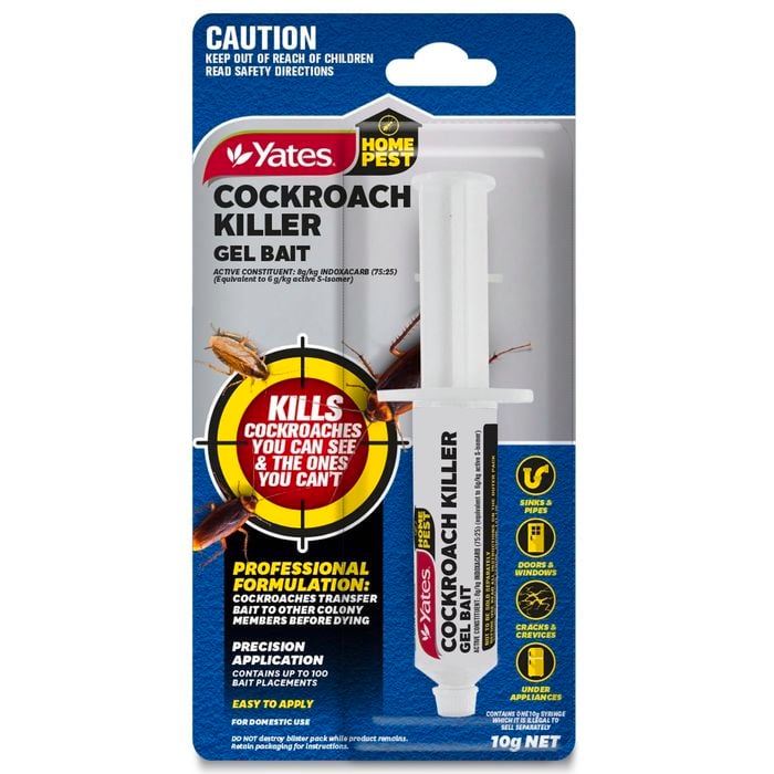 Yates 10g Home Pest Cockroach Killer Gel Bait