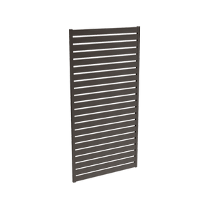 ProtectorAl Up to 0900W x Up to 1766H Satin Black Aluminium Slat Screen Kit