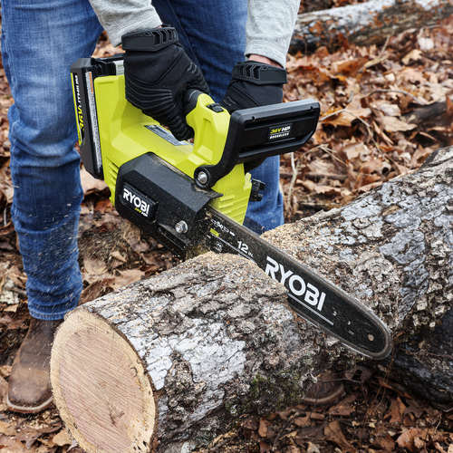 Ryobi 36V 12 30cm HP Brushless Top Handle Chainsaw 4.0Ah Kit R36XCHS14 Bunnings Australia
