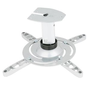 Selby Universal LCD DLP Projector Bracket Ceiling Mount White 15kg Home Theatre