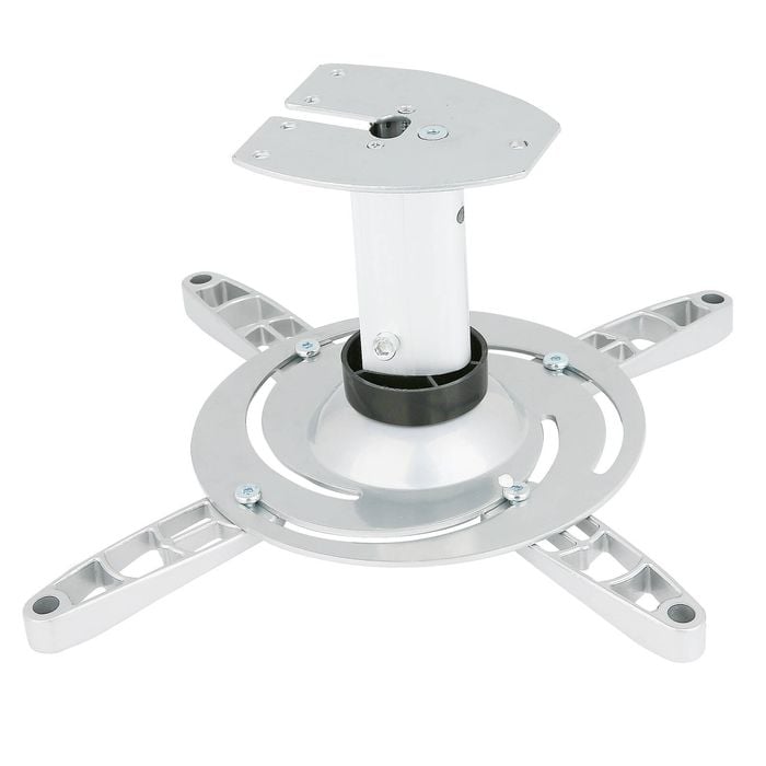 Selby Universal LCD DLP Projector Bracket Ceiling Mount White 15kg Home Theatre
