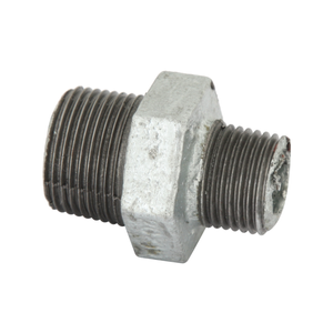 Brasshards 20 x 15mm Galvanised Reduced Hex Nipple - 20 x 15mm