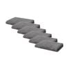 6PK Bambury Elvire 600gsm Soft Absorbent Cotton Face Washer 33x33cm Grey