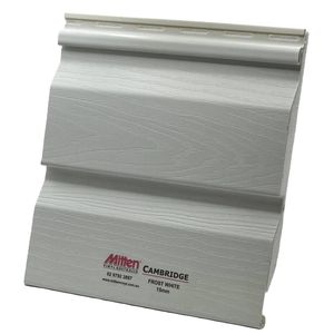 Mitten Vinyl Australia 5.84m x 15mm Frost Cambridge Vinyl Cladding - Frost