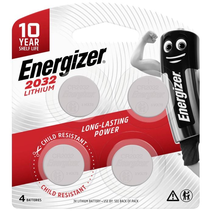 Energizer 2032 Lithium Coin Battery - 4 Pack