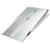 EQUIPMED 152cm Portable Folding Aluminium Access Ramp, 272kg Rated, Black Ultra-Grip, for Wheelchair, Mobility Scooter
