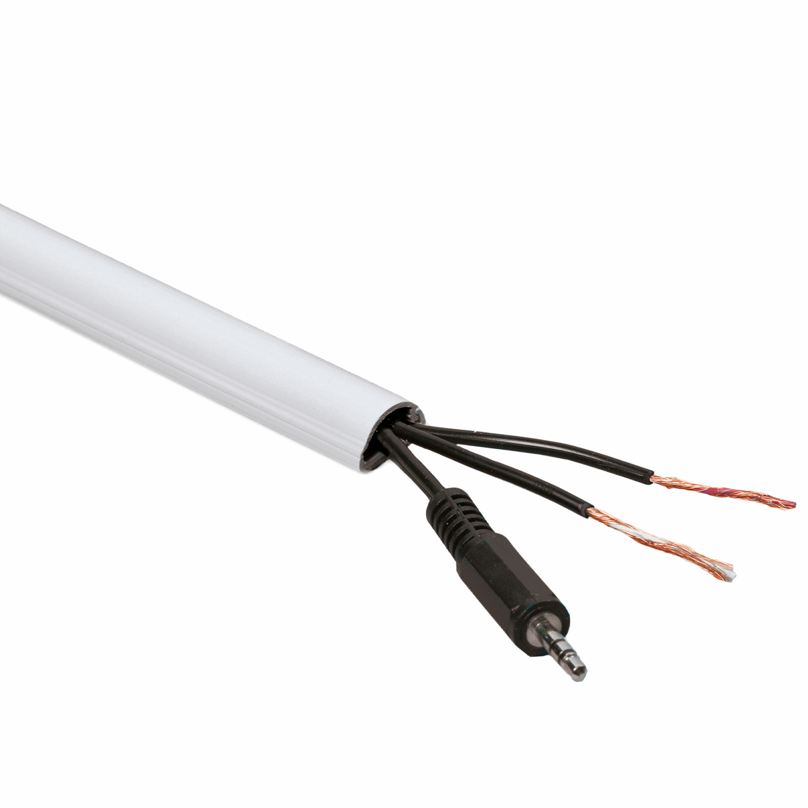 D Line 16 x 08mm 2m White Adhesive Cable Management Cover Bunnings Australia