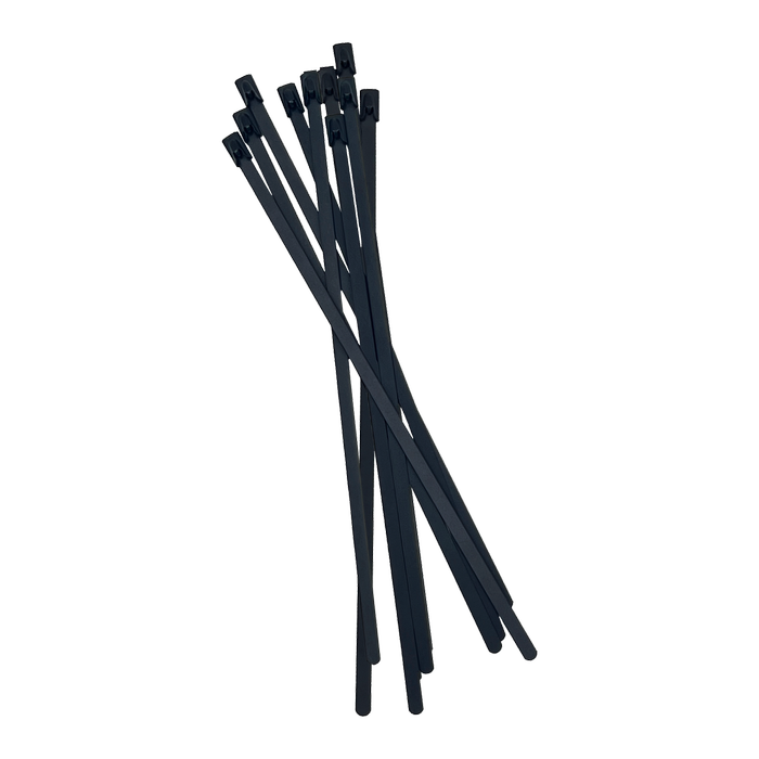 Stainless Steel Cable Ties 200MM X 4.6MM 10Pk. MIDNIGHT
