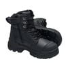 Blundstone Women's Black RotoFlex 9961 Zip Side Safety Boot - US Size 6