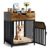 Advwin Wooden Dog Cage Furniture Pet Kennel Puppy House