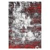 Loom & Lace Millard 651 80x150 White Red Runner Rug