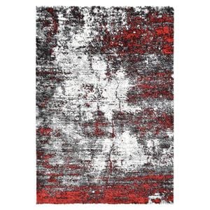 Loom & Lace Millard 651 80x150 White Red Runner Rug