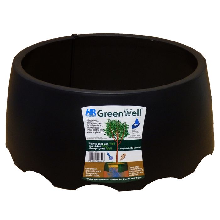 Greenwell Black Water Saving Plant Surround - Black
