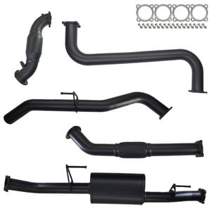 Ignite Exhausts Turbo Back For Nissan D40 Navara 2.5l Manual 3" Cat & Muffler 409 Stainless Steel