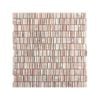 Decor8 305 x 310mm Mayan Norwegian Rose Honed Mosaic Tile