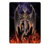 Anne Stoke Dragon Warrior Polar Fleece Throw 127 x 152 cm