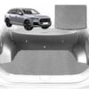 6D Diamond Car Boot Mat for Audi Q7 SQ7 4L 2005-2015-(3rd Row folded/5 seater)-Cargo Mat-Grey-Outback GT