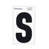 Sandleford 85mm Black Cut Out Self Adhesive House Letter S