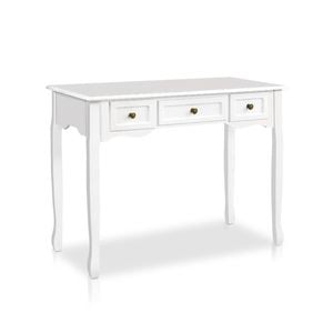 Artiss 3 Drawers Console Table White