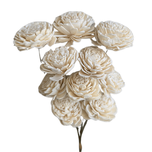 Blooms Of Joy 30cm White Sola Rose Flowers
