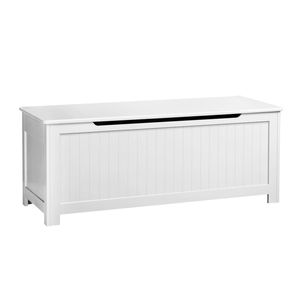 Oikiture Kids Toys Box Storage Chest Ottoman Blanket Clothes Organiser 120CM