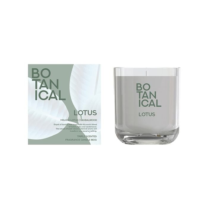 Salt & Pepper Botanical Essential Oils Candle Lotus 180G