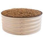 Birdies Garden Products 970 x 400mm Paperbark Round Corrugated Raised Garden Kit