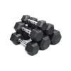 Premium Rubber Hex Dumbbell-30KG Pair