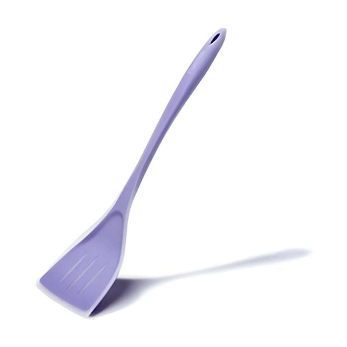 Fissman Silicone Slotted Turner MAURIS Series Heat Resistant 1416 Purple 33cm