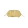 Faux Silk Jacquard Table Runner Gold 32 x 180 cm