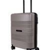 Pierre Cardin Cabin 56l Travel Hard Shell Case Suitcase Luggage Taupe