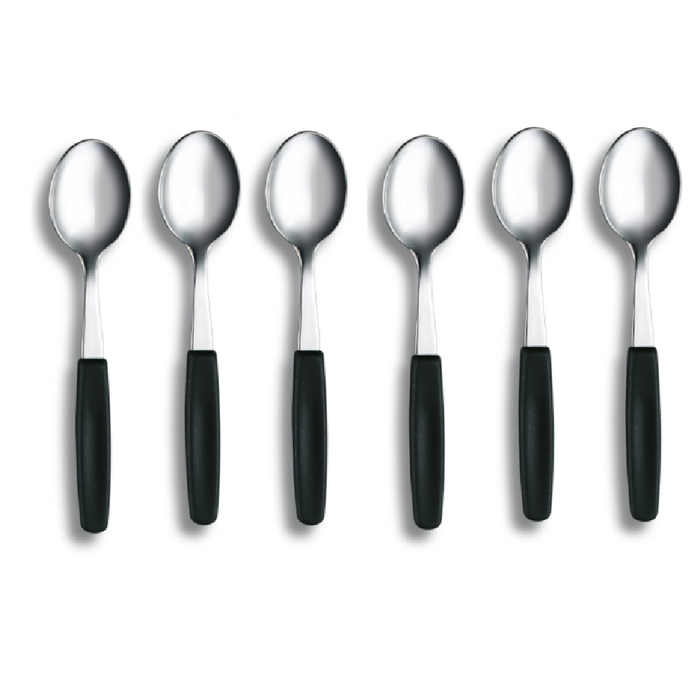 Victorinox Black Teaspoon- Set 6