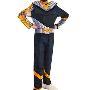 Mighty Morphin Power Rangers Cosmic Fury Boys Black Ranger Costume - Medium