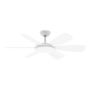 Aeroluxe Aurora Blade Smart DC Ceiling Fan 3/6 With Remote 52" White