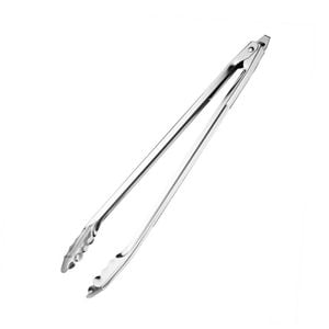 Vogue Kitchen Tongs Stainless Steel Locking Spring Loaded 405mm 16 Inch Professional Commercial Catering Bbq Utensil