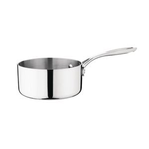Vogue Saucepan Tri-wall Stainless Steel & Aluminium 140mm Commercial Cookware