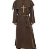 Friar Tuck Mens Brown Monk Costume - Standard