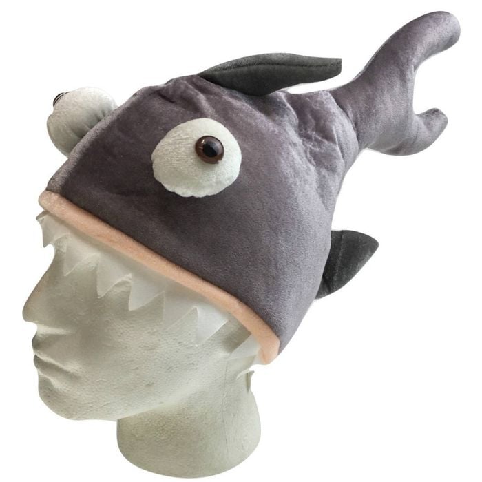 SHARK HAT Costume Accessory Fish Halloween Fancy Dress Up Party  Cap Headgear