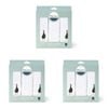 3x 3pc Little Haven Cotton Hooded Washers Goose 25.5cm